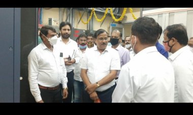 बीएसएनएल के मुख्य महाप्रबंधक पहुंचे देवास, फाइबर ओएलटी का किया उद्घाटन