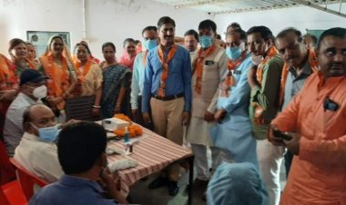भारतीय जनता पार्टी द्वारा निशुल्क स्वास्थ्य शिविर का आयोजन वार्ड क्रमांक 15 अमोना में