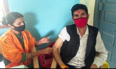 युवा कृषक व दूरदर्शन कलाकार राजपूत ने लगवाया वैक्सीन का दूसरा डोज, किया जागरूक