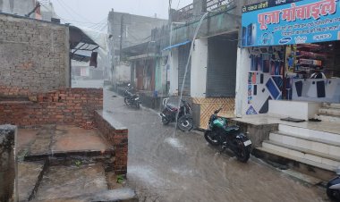 कुँआ मे लोगो को इंद्र देवता के मेहरबान होने से उमस से मिला सुकून l