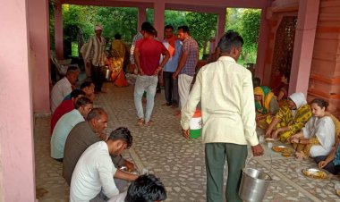 कुँआ मे भामाशाहो ने  रिट भर्ती परीक्षा के अभियार्थि के खाने की व्यवस्था की l