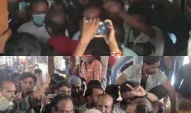 मंडी व्यापारी कर रहे मन मानी किसानो का गुस्सा फूटा