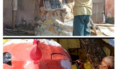 लॉक डाउन के बाद रावण दहन पर लगी रोक से कई परिवारों के जीवन मे अंधेरा छाने के हालात