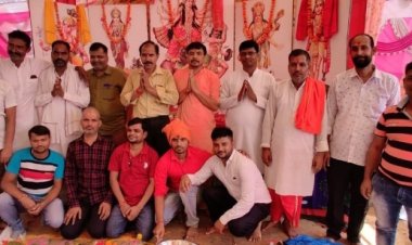 विकास सेवा समिति ने वेलतोरी माता के स्वरूप का प्राण प्रतिष्ठा किया गया