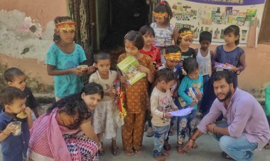 विधायक प्रत्याशी सुब्रत विश्वास ने अपने आवास पर किया कन्या पूजन
