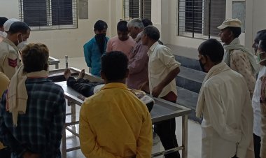 दो मोटरसाइकिल की आपस मे हुई भिंड़त में एक युवक की हुई मौत