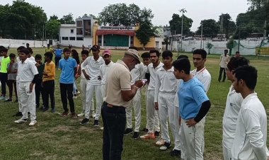 अंडर 16 क्रिकेट प्रतियोगिता के लिए जिले की  30 संभावित  खिलाड़ियों का हुआ चयन