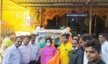मानव सेवा वाहन का विधायक ने किया श्री गणेश