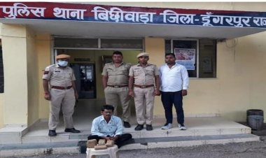 बिछीवाड़ा पुलिस ने कार से एक व्यक्ति के कब्जे से सन्दिग्ध 340  ग्राम सोना व 19 किलो 976 ग्राम चांदी की जब्त