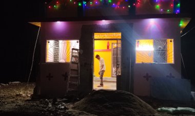 कुँआ बेड़ि माता मंदिर मे सर्व समाज की बैठक आयोजित की गई l
