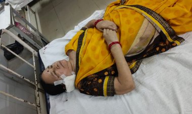 अज्ञात बदमाशों ने कार पर किया पथराव, कार में सवार महिला हुई गम्भीर रूप से घायल