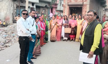 भाईचारा एकता मंच के पूरे हुए पचास हजार सदस्य  महिलाओं ने फूल बिखेर कर किया पदाधिकारियों का स्वागत