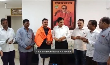 श्री.विजय नाहटा यांच्या हस्ते भारतीय जनता पार्टीचे   ( कामगार सेल ) नवी मुंबई उपाध्यक्ष बाळकृष्ण खोपडे ( देशमुख) यांचा शिवसेनेत प्रवेश.