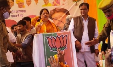 मेवाड़ यात्रा के दौरान कार्यकर्ताओं पर भड़की वसुंधरा लगाई जोरदार फटकार