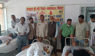 रक्तदान देता है किसी को जीवनदान-खान असरार अहमद