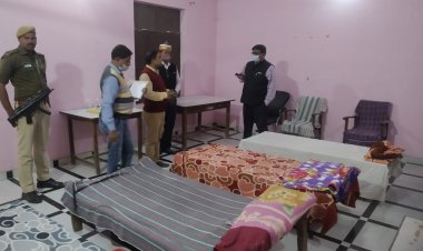 जिलाधिकारी द्वारा नगर पंचायत दोस्तपुर में बने रैन बसेरा का किया गया आकस्मिक निरीक्षण।