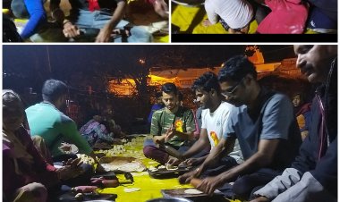 ठाकुर बाबा मंदिर हाथी खाना पर विशाल भंडारा हुआ समपन्न।