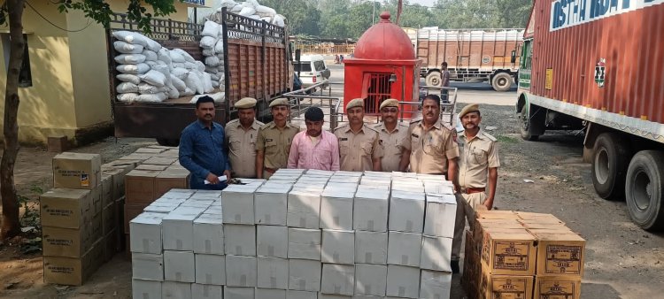 अवैध शराब के खिलाफ बिछीवाड़ा पुलिस की बड़ी कार्यवाही,ट्रक में लकड़ी के बुरादे के कट्टो की आड़ में 12 लाख रुपये की अवैध शराब की जब्त,एक तस्कर किया गिरफ्तार