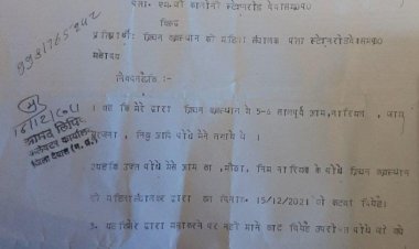 क्रिचन कब्रिस्तान की महिला संचालक द्वारा कांटे जा रहे वर्षो पुराने पेड़-पौधे