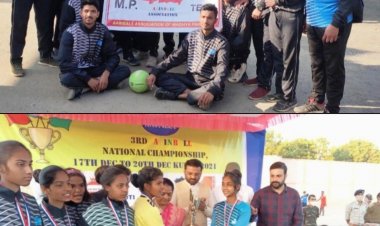 गुजरात में आयोजित आयनबॉल राष्ट्रीय प्रतियोगिता में टीम ने प्राप्त किया दूसरा स्थान