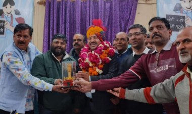 स्वतंत्रता गौरव उत्सव समिति ने किया स्वागत सम्मान कार्यक्रम