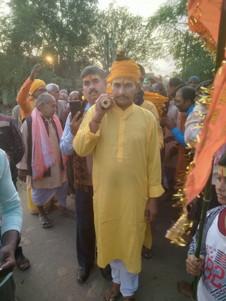 Lord shri Ram and Janki marrige anniversary was organized at Sadaveh Thakur bari, Dulhin Bazar