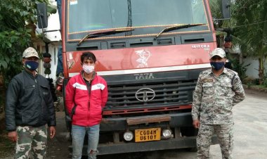 ट्रक की टक्कर से मोटर साइकिल सवार शिक्षक की हुई थी मौत