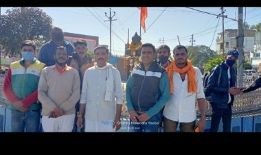 सर्व समाज विकास मंच ने माल्यार्पण व श्रद्धासुुमन अर्पित कर मनाई महाराणा प्रताप की पुण्यतिथि