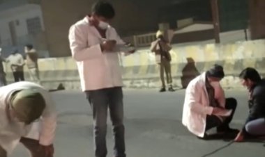 मूक बधिर बालिका प्रकरण में पुलिस और जयपुर एफएसएल की टीम तड़के घटनास्थल पर पहुंची
