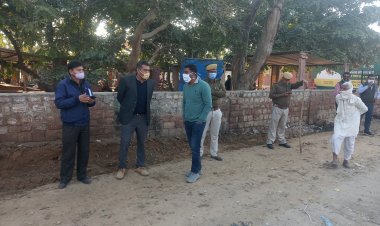 सैपऊ के बाजार से हटाया अतिक्रमण, दुकानदारों में मचा हडकंप