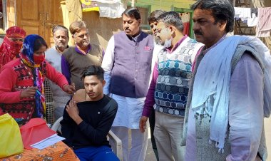 मुस्लिम बाहुल्य क्षेत्र में 4550 लोगों को लगाई वेक्सीन ।