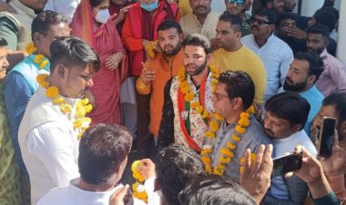 मोर्चे के मंडल अध्यक्ष और पदाधिकारियों ने विधायक का माना आभार