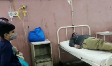 महिला पुरुषों ने अकबरपुर चौकी प्रभारी समेत तीन पुलिसकर्मियों को बंधक बना उनसे मारपीट की