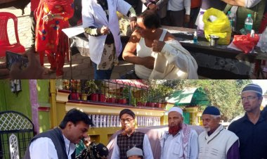 मस्जिदो के बाहर वेक्सीनेशन के लिए चलाया गया विशेष अभियान