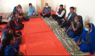 कलेक्टर श्री चंद्रमौली शुक्ला ने खटाम्बा स्थित पोषण आहार केंद्र का किया निरीक्षण।