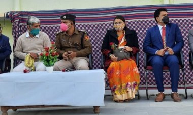 नशा मुक्ति अभियान के तहत केंद्रीय विद्यालय नंबर 1 मोती डूंगरी से शुरुआत की