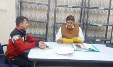 सभापति ने एकल खिड़की का किया निरीक्षण