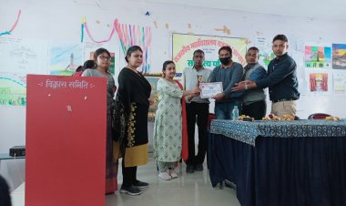 विजेताओं को किया सम्मानित