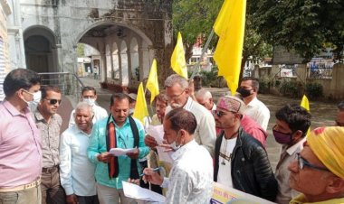 राष्ट्रीय किसान मजदूर महासंघ ने विभिन्न समस्याओं को लेकर मुख्यमंत्री एवं कृषिमंत्री के नाम सौंपा ज्ञापन