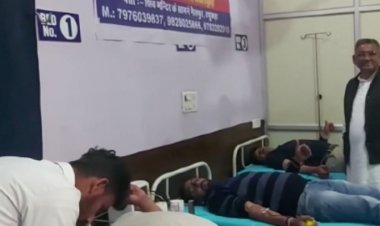गीता देवी हास्पिटल में स्वैच्छिक रक्तदान शिविर का आयोजन किया