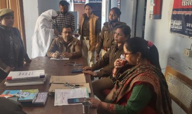 राष्ट्रीय लोक अदालत के सफल आयोजन हेतु बैठक हुई आयोजित।