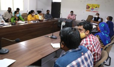 देवास ।स्वच्छता सर्वेक्षण-2022 के संबंध में जिला सर्तकता समिति की बैठक आयोजित।