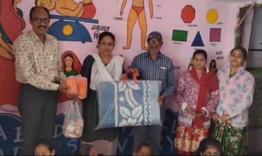 आंगनवाड़ी के उन्नयन हेतु आगे आया नेहरू युवा केंद्र देवास।