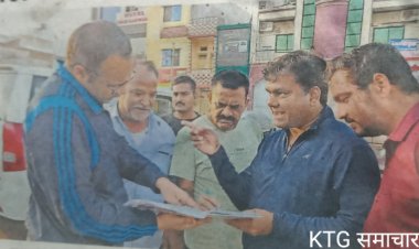 नागदा में सफाई व्यवस्था को लेकर एसडीएम गोस्वामी ने नगर पालिका अधिकारियों के साथ किया निरीक्षण