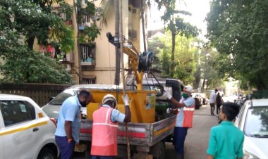 ऐरोली प्रभाग क्र.८ मधील पावसाला सुरू होण्यापुर्वी प्रभागतील मुख्य ड्रेनेज लाईन साफसफाई