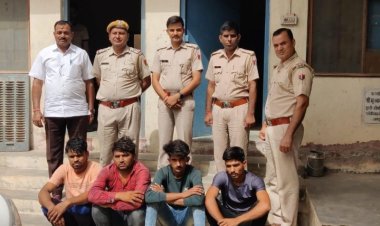 पुलिस द्वारा की गई कार्रवाई में अलग अलग अपराधों में 9 आरोपियों को गिरफ्तार किया