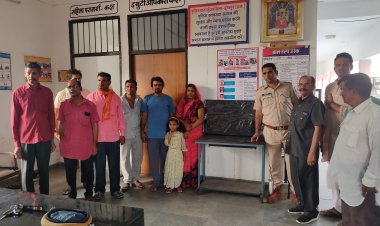कुँआ गाँव की निगरानी करेगी तीसरी आँख पुलिस की पहल से लगे  सी सी टीवी केमेरे