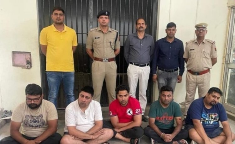 आईपीएल में सटटा लगाने वाले पांच आरोपियों को गिरफ्तार किया