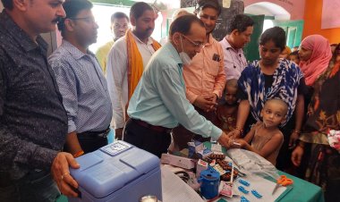 एक से 15 जून तक अभियान चलाकर 3.70 लाख बच्चों को लाभ पहुँचाने का है लक्ष्य ।