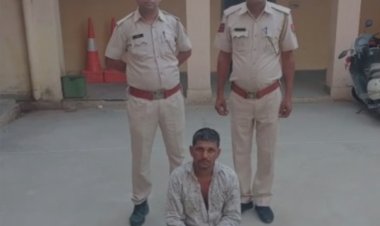 फेस विद्युत केबल चोरी करने वाले शातिर आरोपी को किया गिरफतार।